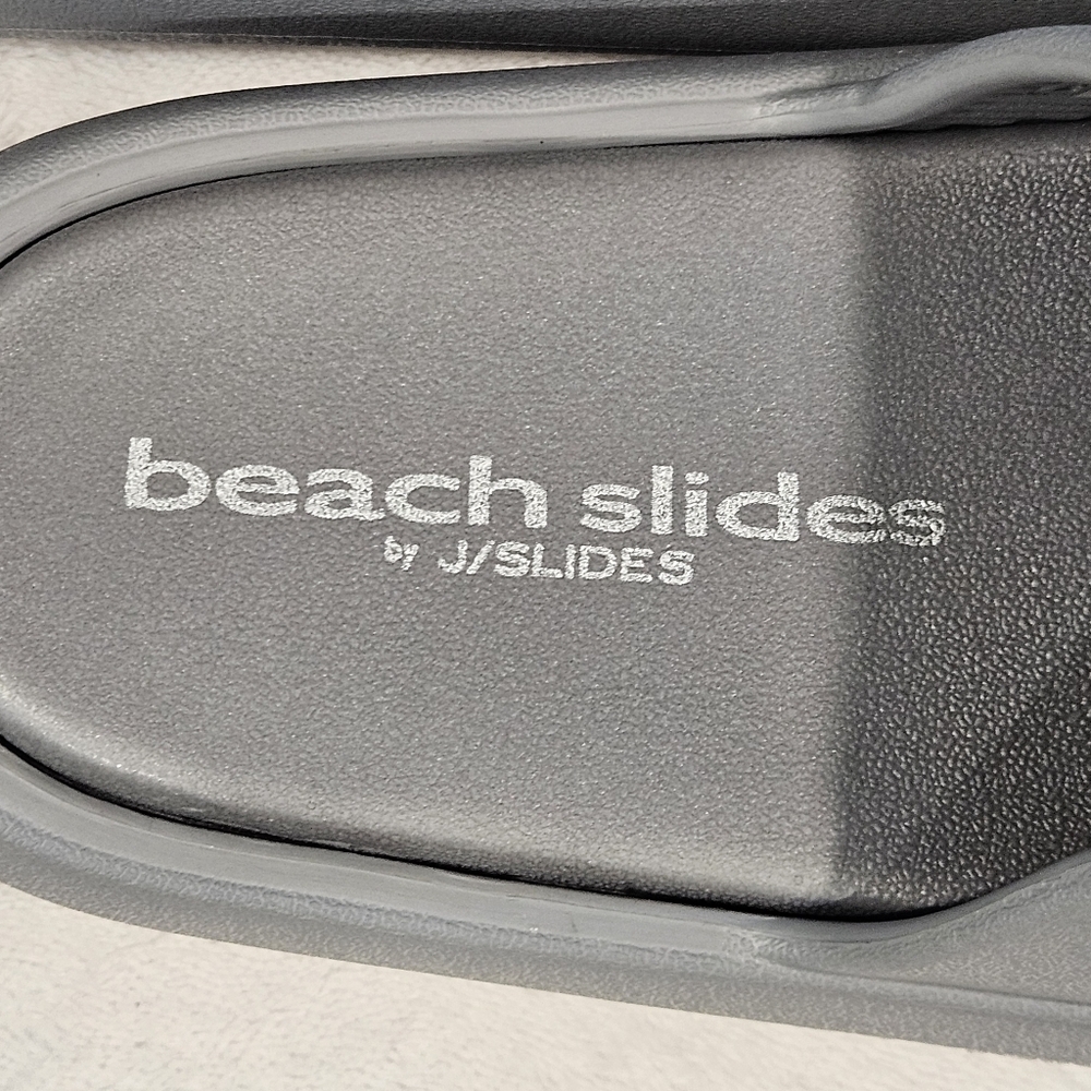 J SLIDES Gray Eva Squish Beach Slides Women's NIB Sizes Available 7, 8, & 9 - Picture 7 of 7